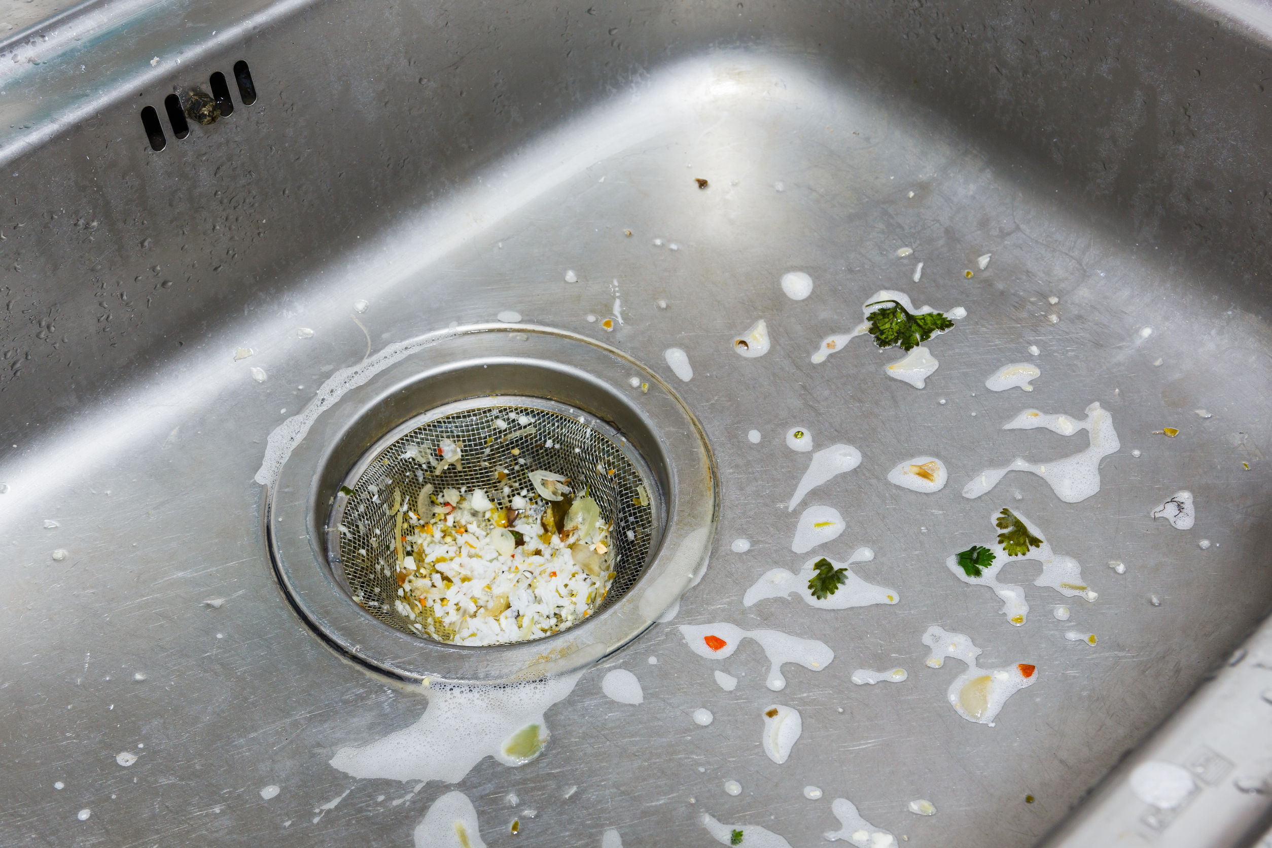 Dirty sink
